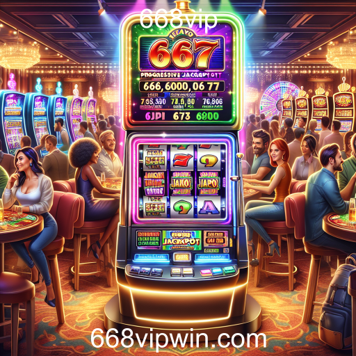 Explore o Mundo dos Jackpots Progressivos no 668vip
